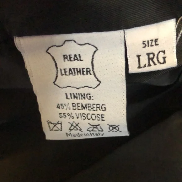 Men’s Donald Pliner Italian leather jacket, Large - Picture 10 of 11